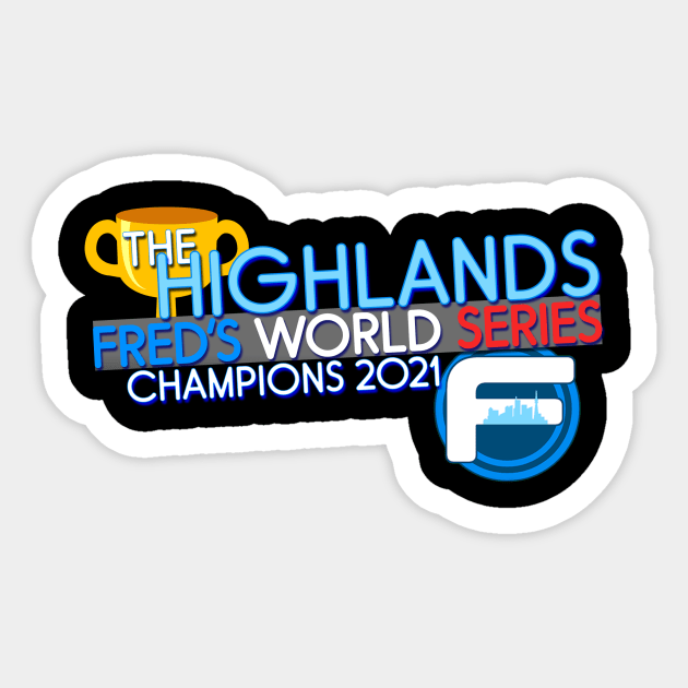 Fred's World Series 2021 Champions Sticker by Claude From Chicago
